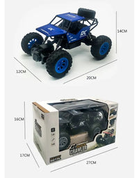 Remote Control Rock Crawler Off-Roading Jeep Toy For Kids
