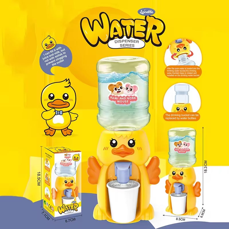 Mini Cartoon Duck Dispenser Toy For Kids