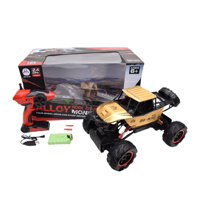 2.4G R/C Monster Alloy Rock Crawler Toy For Kids