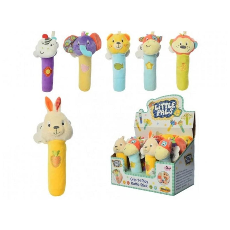 Winfun - Soft Grip`N Play Rattle Stick Pal For Kids (3143)