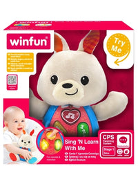 Winfun - Sing 'N Learn Soft Bunny Toy For Kids (0687)
