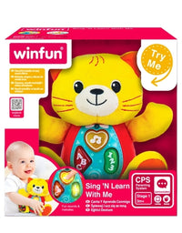 Winfun - Cute Sing 'N Learn Kelsey Cat Toy For Kids (0685)
