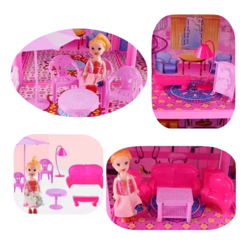 DIY Assemble Holiday Villa Playset For Girls (214pcs)