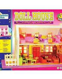 Beautiful Little Doll House Playset For Girls (34pcs)
