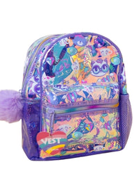Holographic Printed Backpack For Girls
