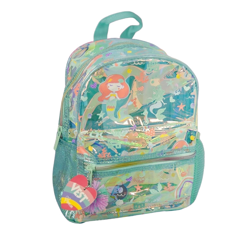 Holographic Printed Backpack For Girls