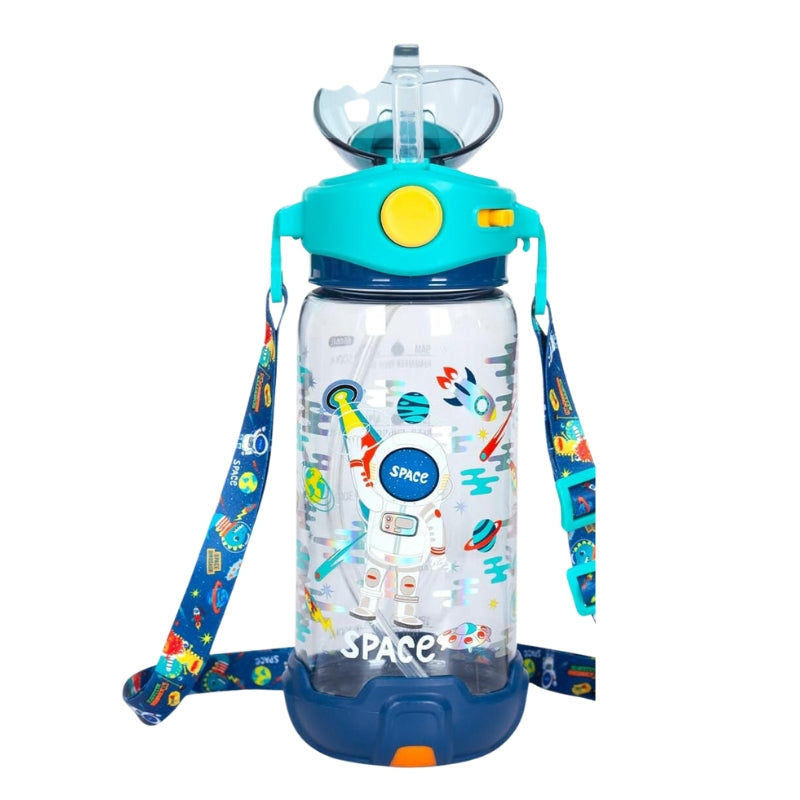 School Water Bottle With Drawstring For Kids
