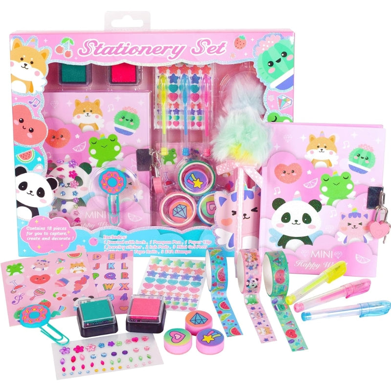 Colorful Unicorn Stationery Set For Girls