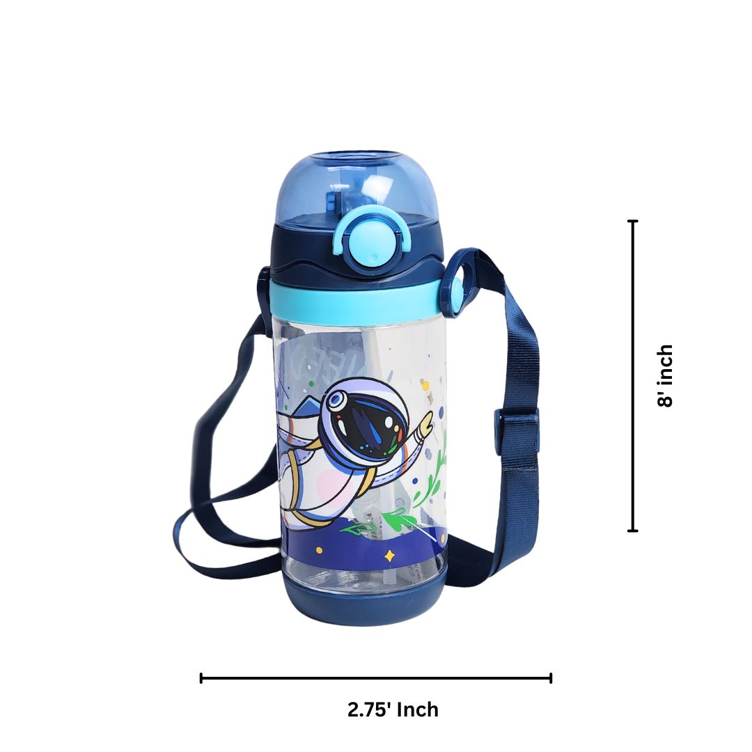 Space Printed Water Bottle For Kids