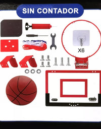 Wall Mounted Basketball Backboard Set For Kids
