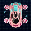 Dazzle Dance Futuristic Car Light-Up Spinning Toy Vehicle for Kids