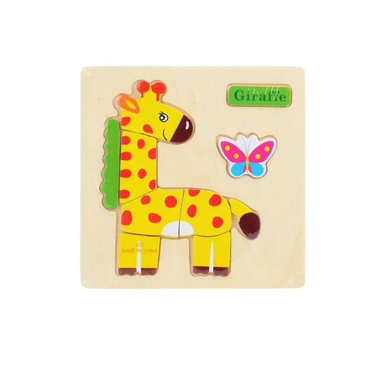 Wooden Giraffe Puzzle Toy For Kids