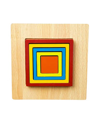 Wooden Slate Shapes Puzzles For Kids - 1 Piece
