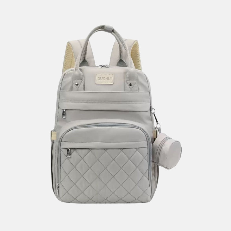 Fashion Mummy Maternity Diaper Bag - Gray