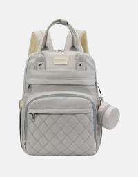 Fashion Mummy Maternity Diaper Bag - Gray
