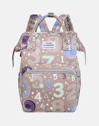 Numeric Design Baby Diaper Shoulder Bag
