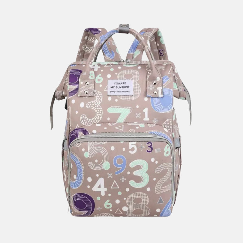 Numeric Design Baby Diaper Shoulder Bag