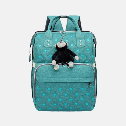 Fashion Bear Mummy Diaper Bag - Sky Blue