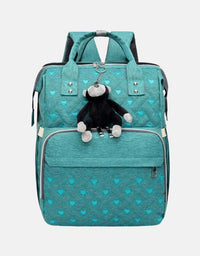 Fashion Bear Mummy Diaper Bag - Sky Blue
