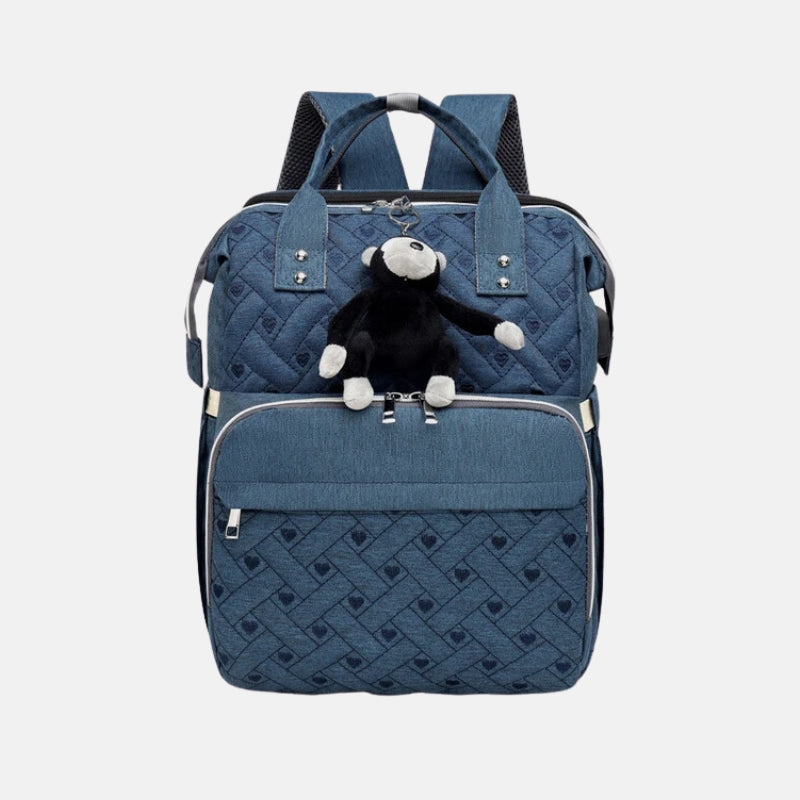 Fashion Bear Mummy Diaper Bag - Blue