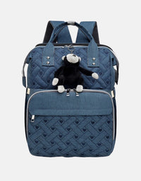 Fashion Bear Mummy Diaper Bag - Blue
