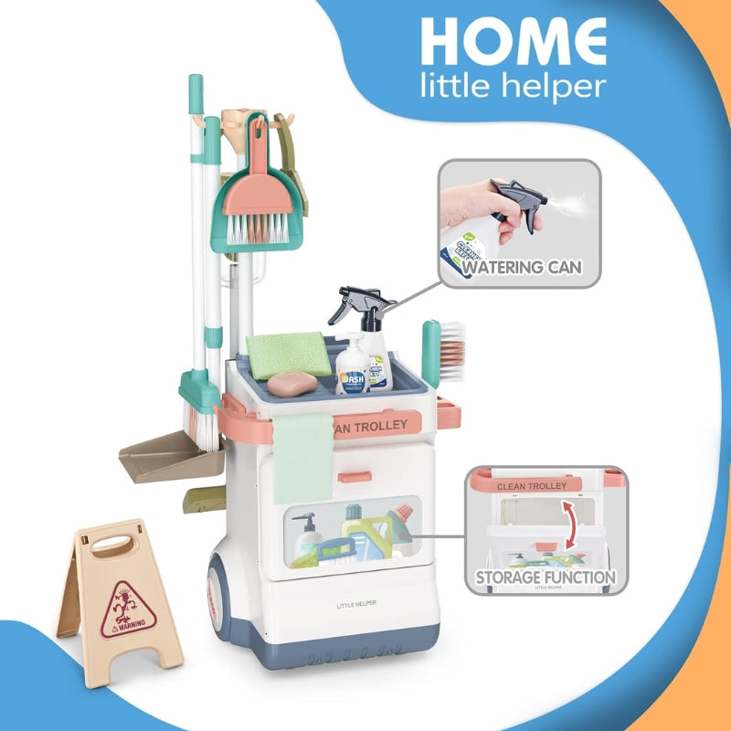 Cleaning Playset Educational Toy For Kids - 20 Pcs