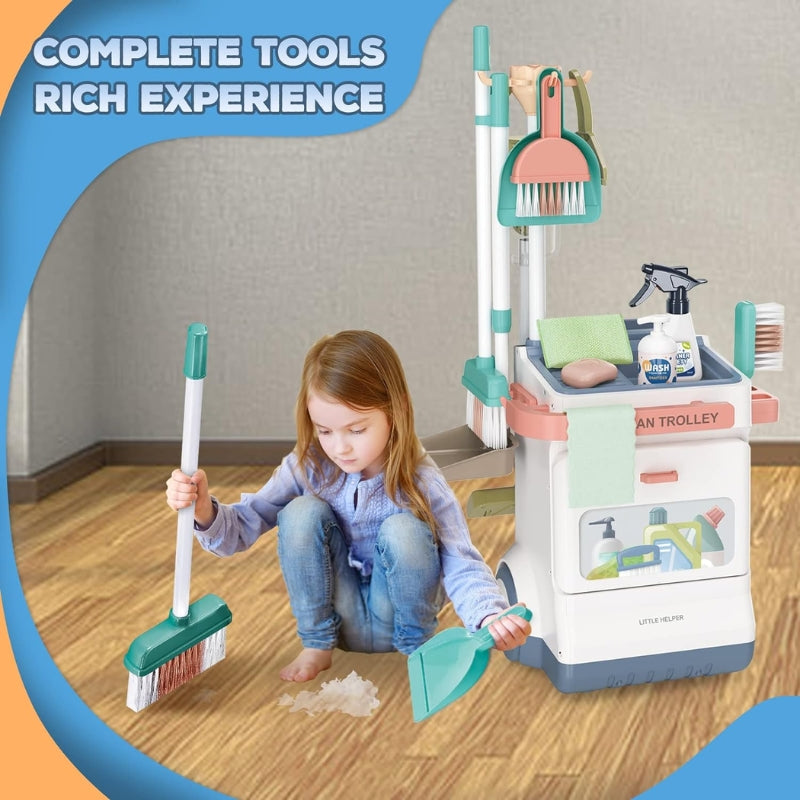 Cleaning Playset Educational Toy For Kids - 20 Pcs