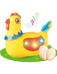 Musical Egg Laying Hen With Light And Sound For Kids
