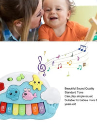 Funny Animal Qin Piano With Music And Light For Kids
