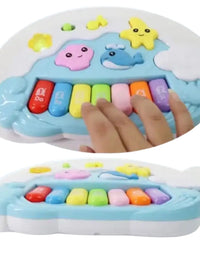 Funny Animal Qin Piano With Music And Light For Kids

