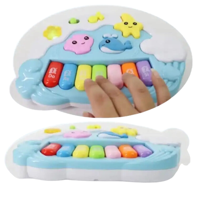 Funny Animal Qin Piano With Music And Light For Kids