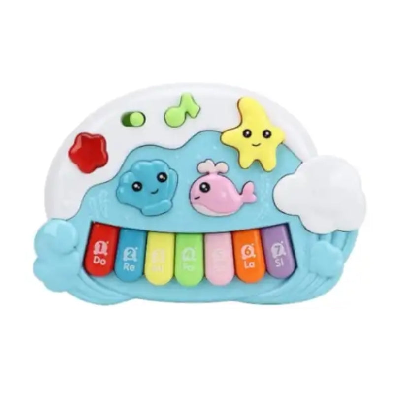 Funny Animal Qin Piano With Music And Light For Kids