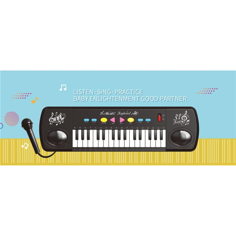 Multifunctional Electronic Musical Keyboard With Mic For Kids