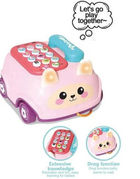 Rabbit Phone Car Puzzle Toy For Kids
