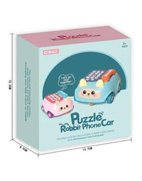 Rabbit Phone Car Puzzle Toy For Kids
