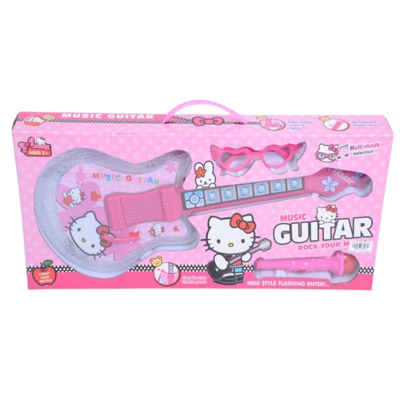 Hello Kitty Musical Guitar With Mic For Kids