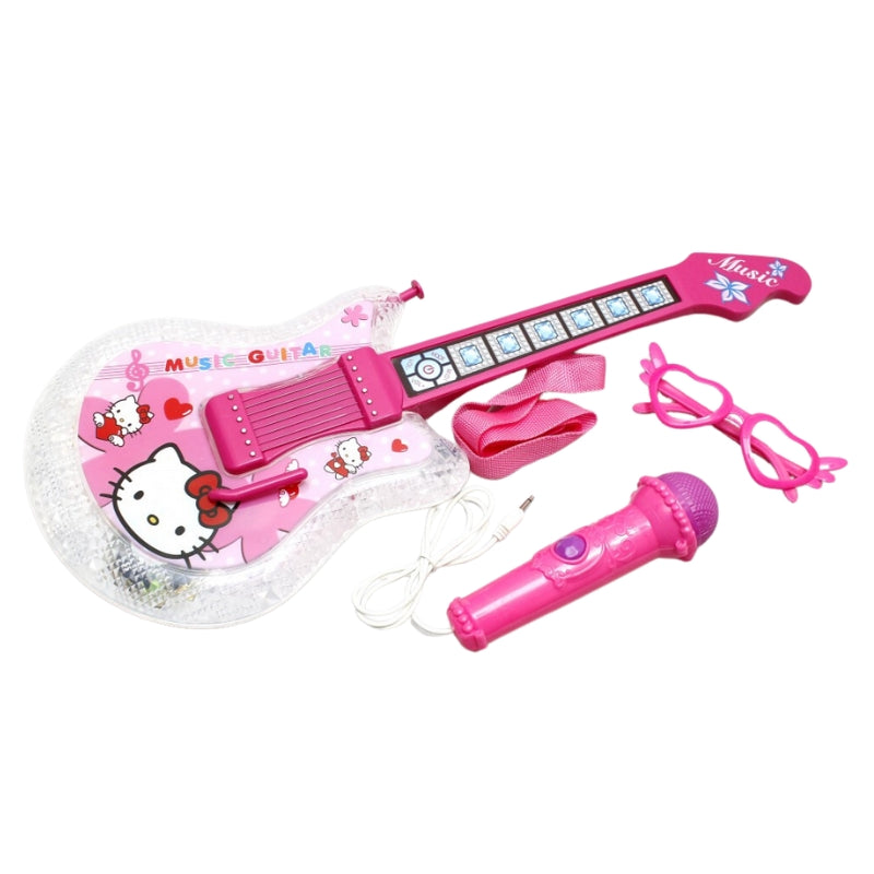 Hello Kitty Musical Guitar With Mic For Kids