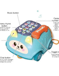 Rabbit Phone Car Puzzle Toy For Kids
