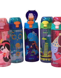 Cartoon Character Printed Water Sipper Thermos For Kids (224)
