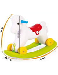 DOLU -  2 In 1 Rocking And Riding Horse For Kids
