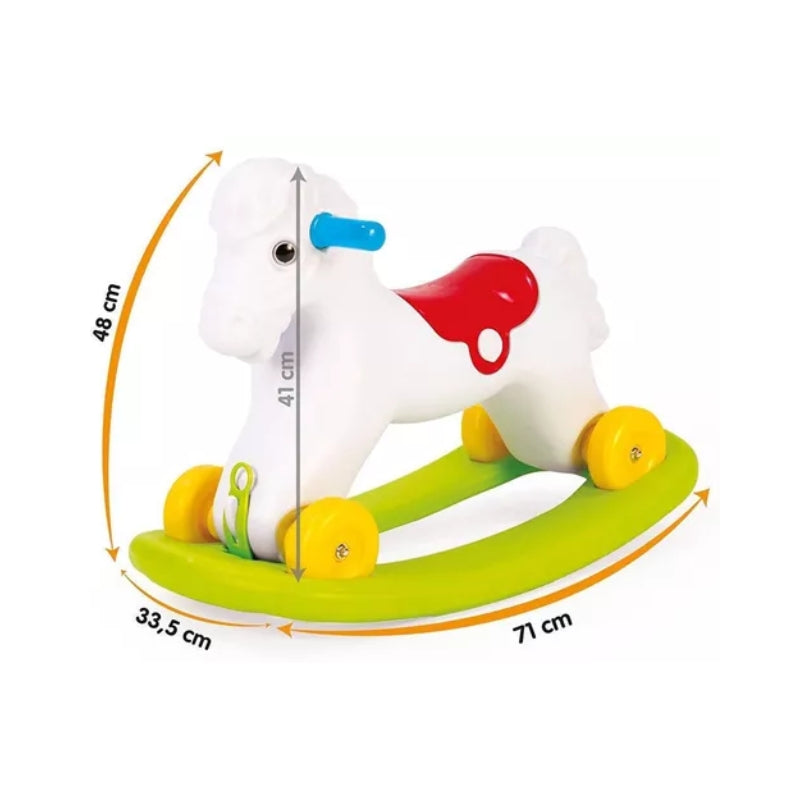 DOLU -  2 In 1 Rocking And Riding Horse For Kids