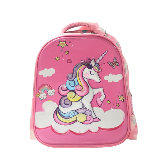 Kids 3D Unicorn School Bag (241312) 13" with 2 Zippers