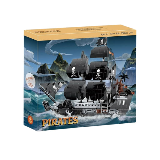 Pirate Ship Building Block Set Creative Adventure for Kids