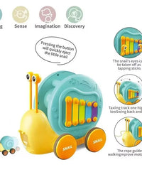 Early Education Xylophone Snail Puzzle Toy For Kids
