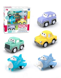 Mini Lovely Vehicle Toy Set For Kids - 5 Pcs
