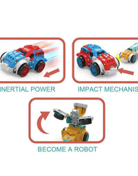 A-Speed Transformer Robotic Car Toy For Kids - Assorted
