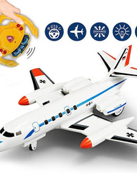 40MHz Remote Control Aircraft Toy With Lights For Kids
