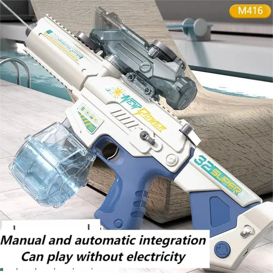 Manual Electric Integration M416 Water Gun Toy For Kids