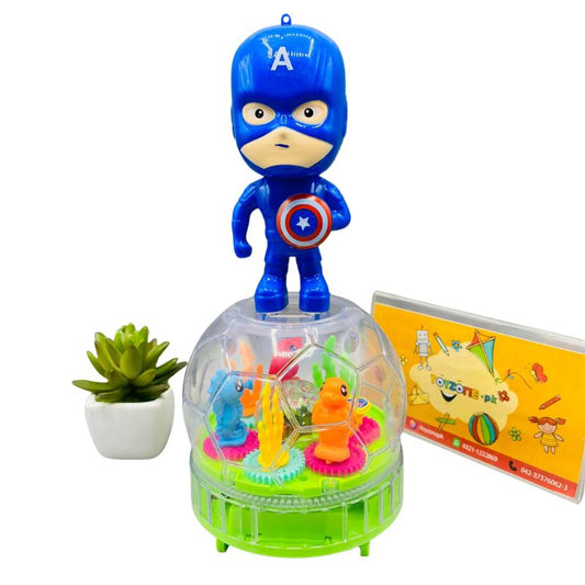 Battery Operated Captain America Gear Toy