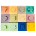 12 PCS Soft Stacking Building Blocks